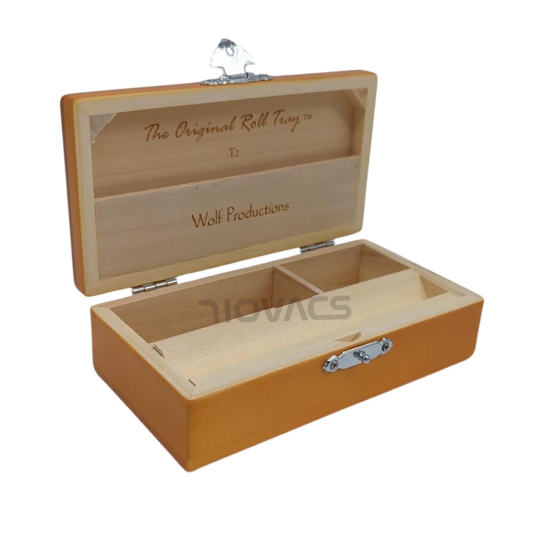 Smo King Rolling Trays boite à rouler bois Deluxe T2