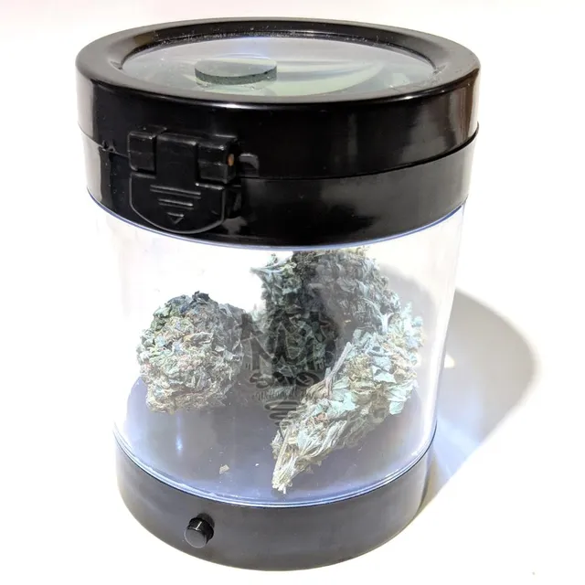Clear Jar bocal en verre loupe LED conservation 8 cm