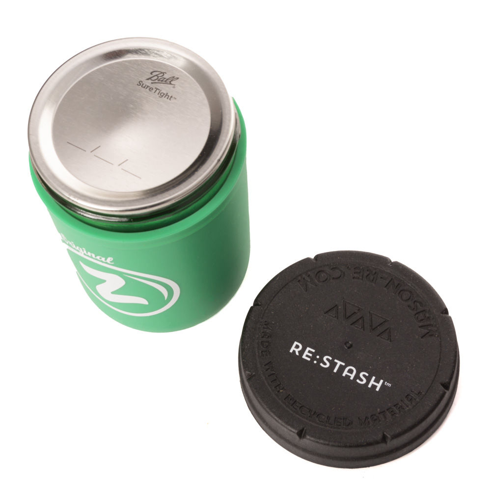 RE:STASH Green Zkittlez pot de conservation verre 8oz