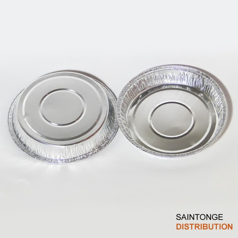 Saintonge Emballages tourtière aluminium 138 lot 100 four