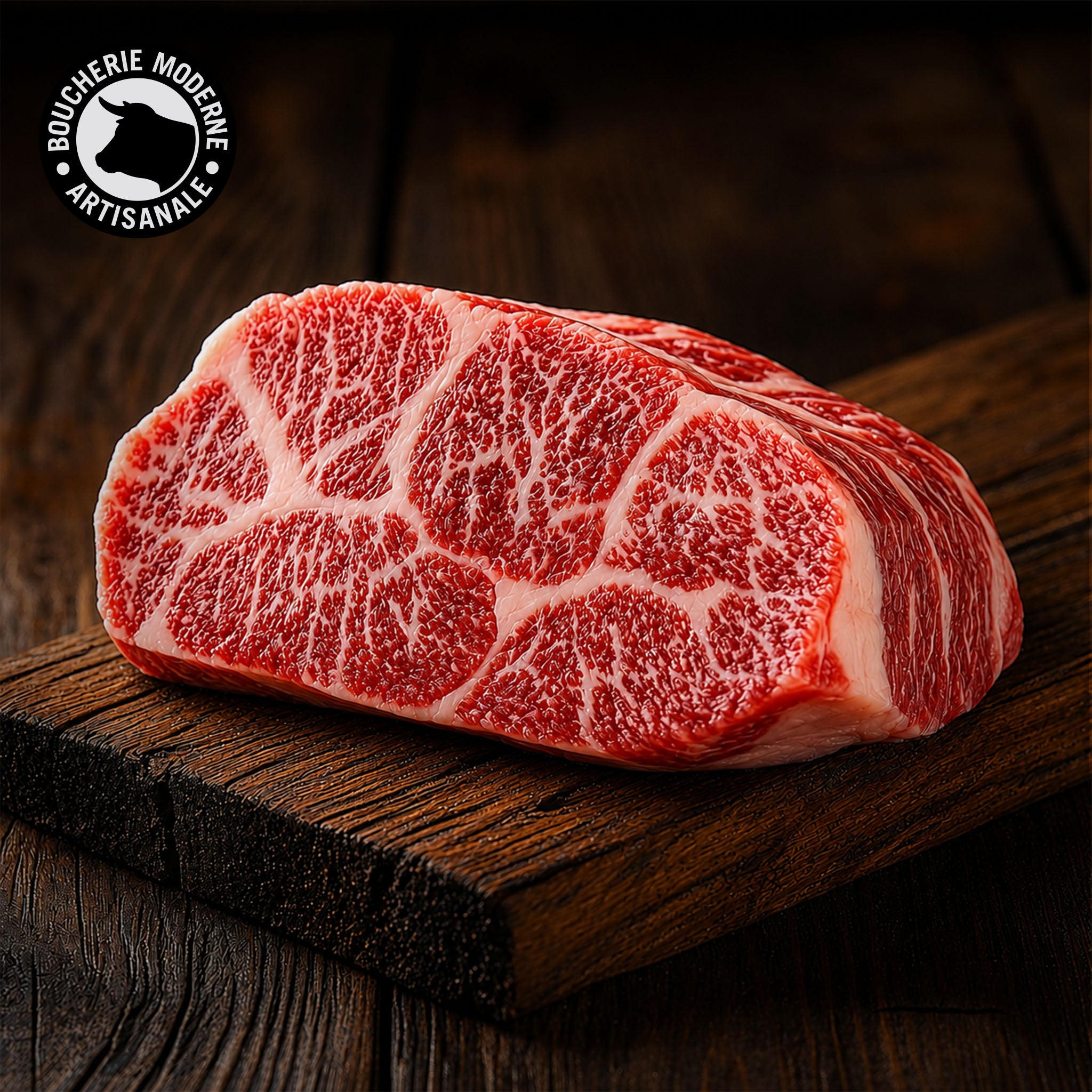 Boucherie Moderne Bœuf Demi Faux-filet Wagyu Kagoshima viande 1kg