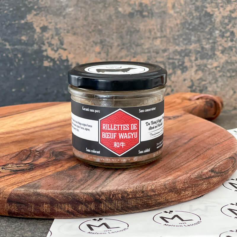 Maison Lascours Charcuteries Rillettes de Bœuf Wagyu terrine 90g France
