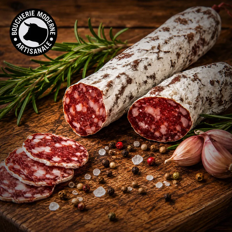 Boucherie Moderne CHARCUT’ Saucisse sèche Teyssier 150g porc français