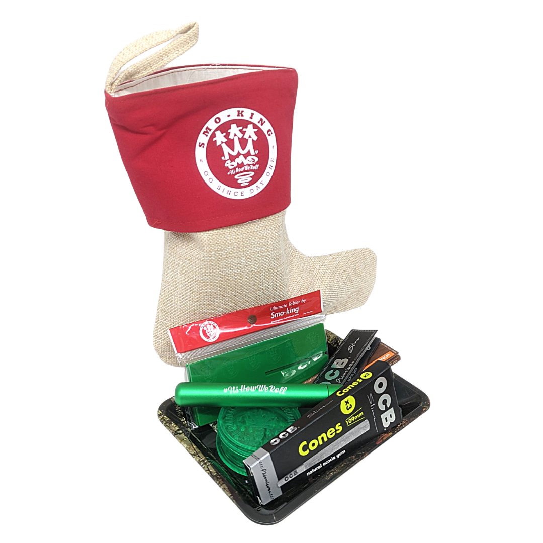 SMO Christmas coffret fumeur chaussette chanvre mini