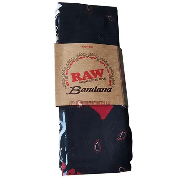 RAW Bandana édition limitée foulard coton noir