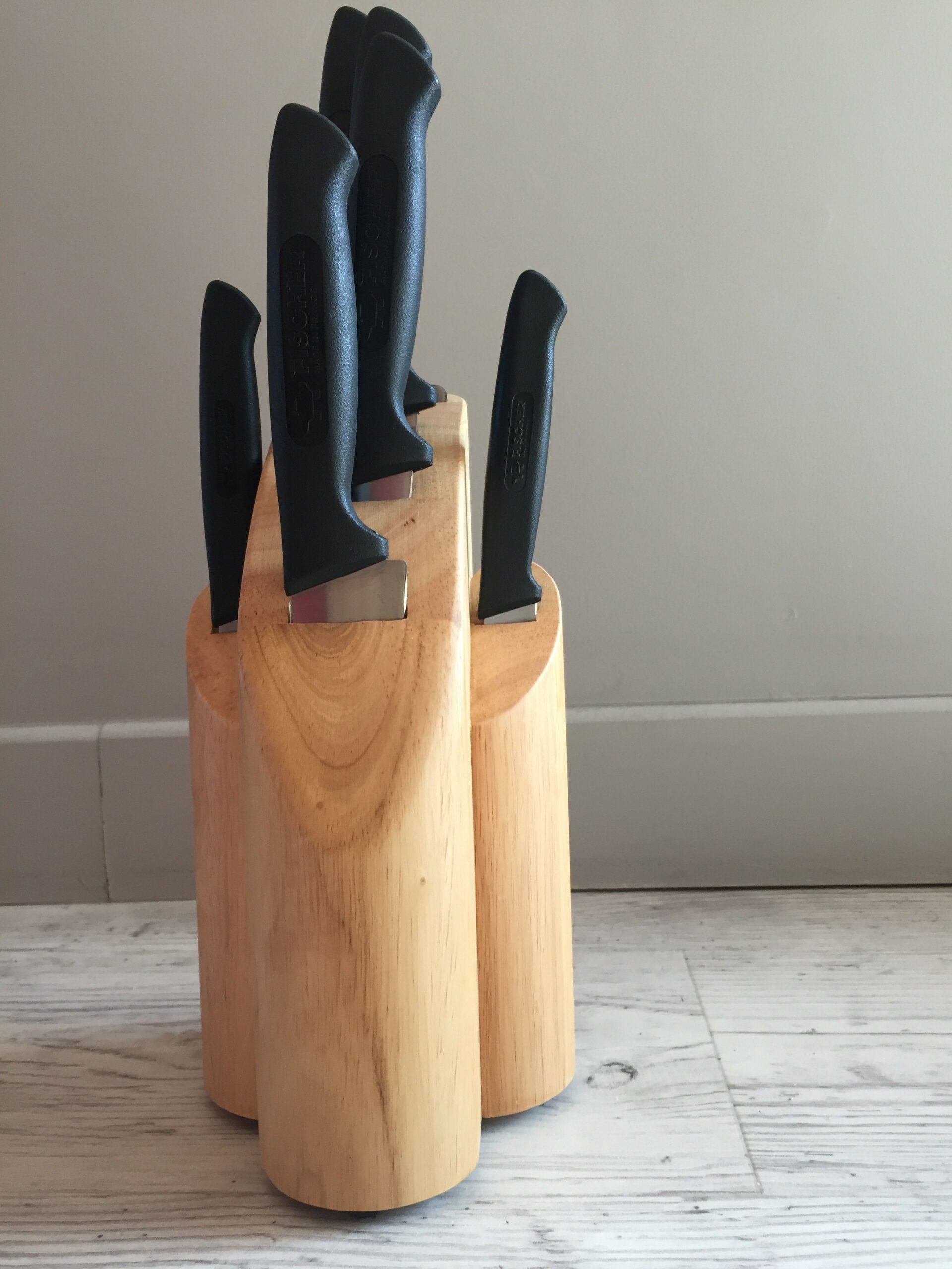 Fischer Creative Chef Bloc bois 6 couteaux cuisine