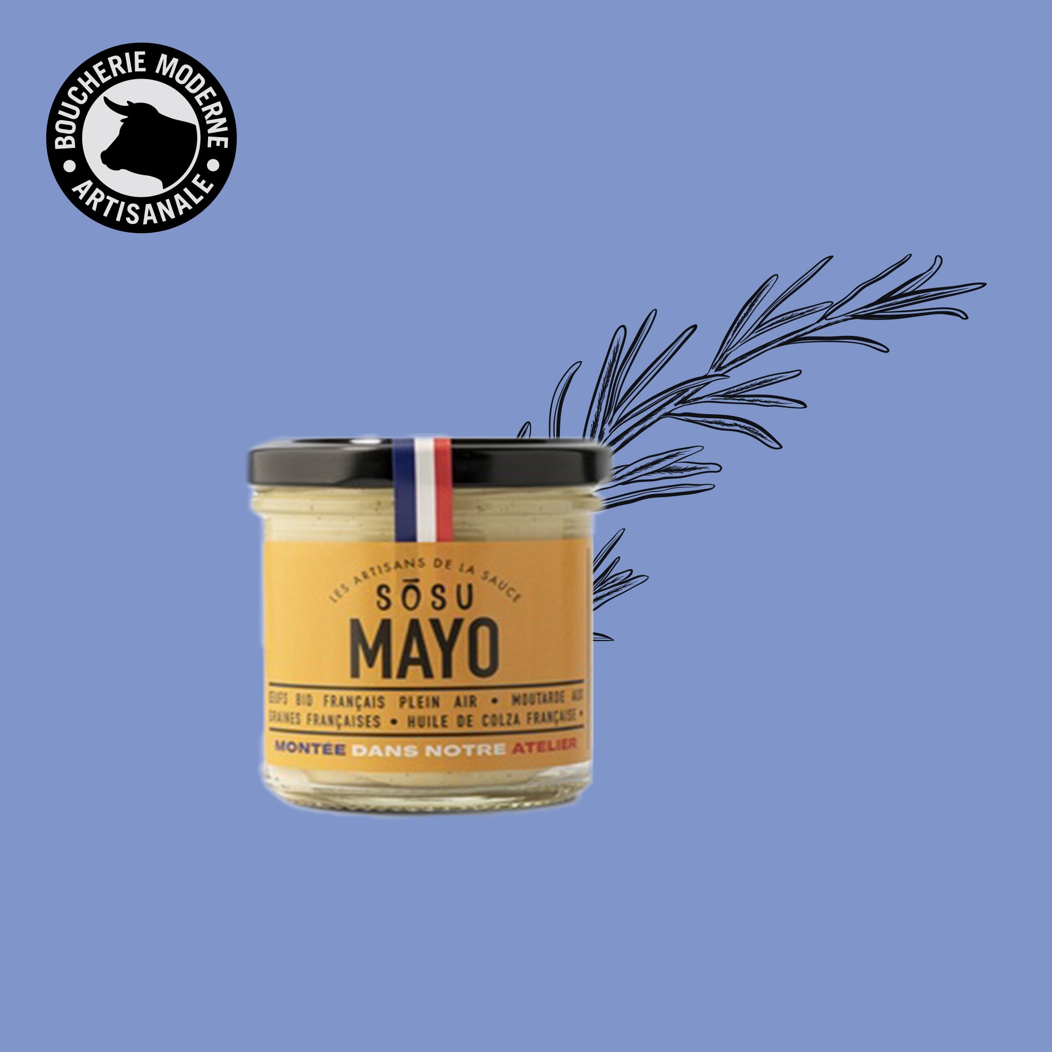 Boucherie Moderne Épicerie Sosù Mayo sauce 165g douce