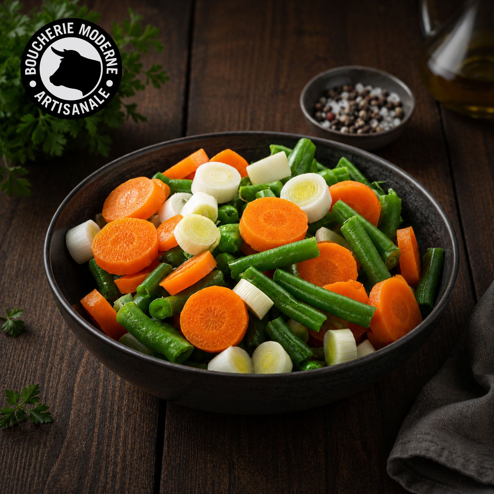 Boucherie Moderne Épicerie Légumes croquants 570g traiteur