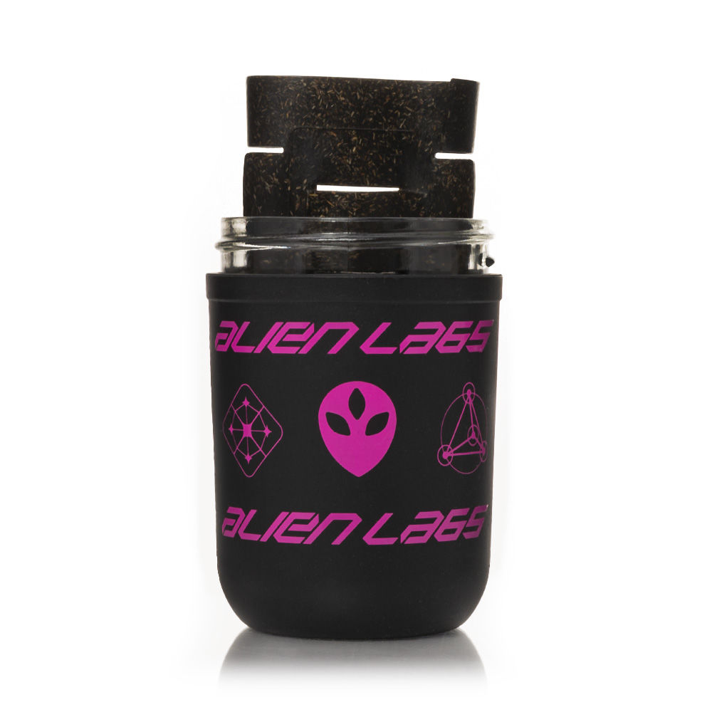 RE:STASH AlienLabs bocal stash 8oz noir rose verre