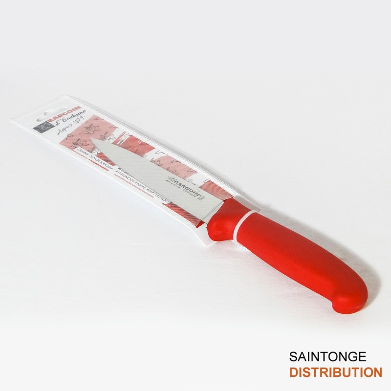 Fischer désosser couteau rouge 14 cm inox