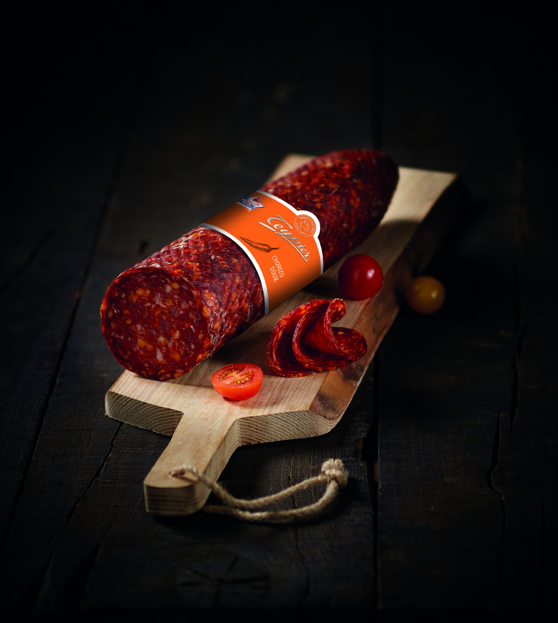 Teyssier Les chorizos Chorizo Long Doux chorizo fumé