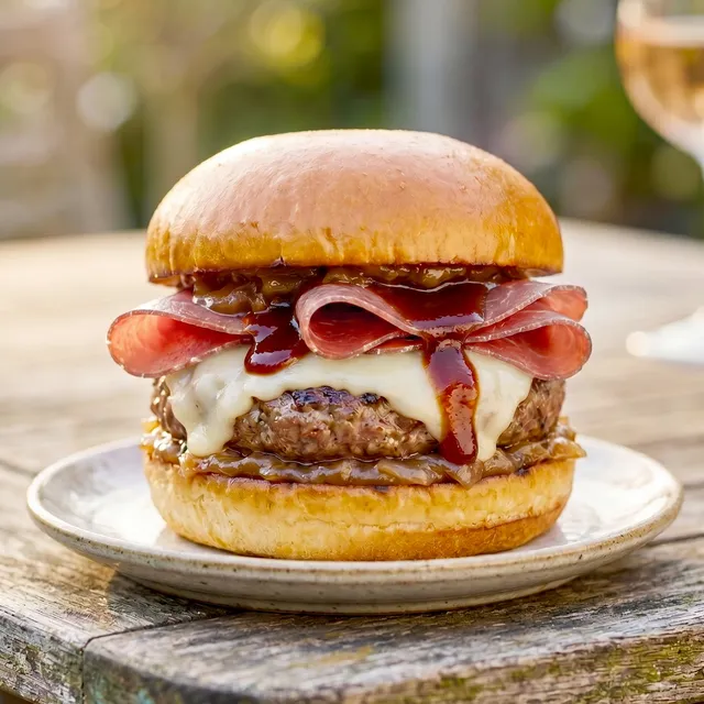 Maison Lascours Kit à Burger coffret 4 personnes bœuf brioché