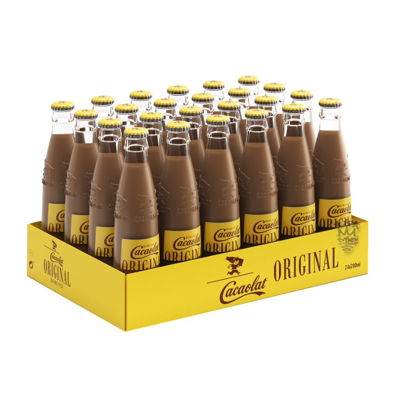 Cacaolat Original lait chocolaté bouteille verre 200ml