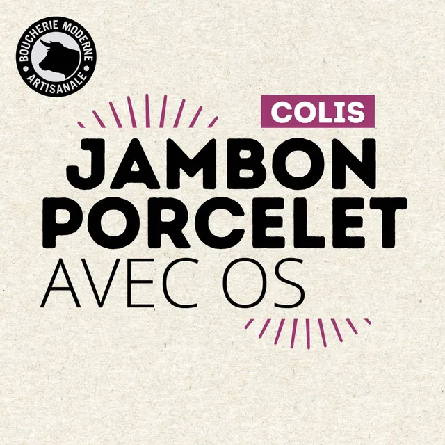 Boucherie Moderne Traiteur Jambon de porcelet avec os 1 pièce