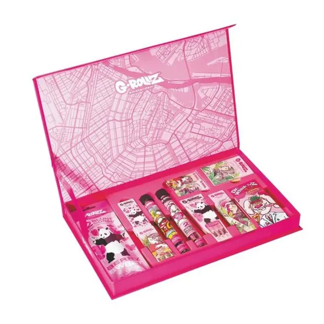 G-Rollz Pink Gift Set coffret feuilles à rouler rose