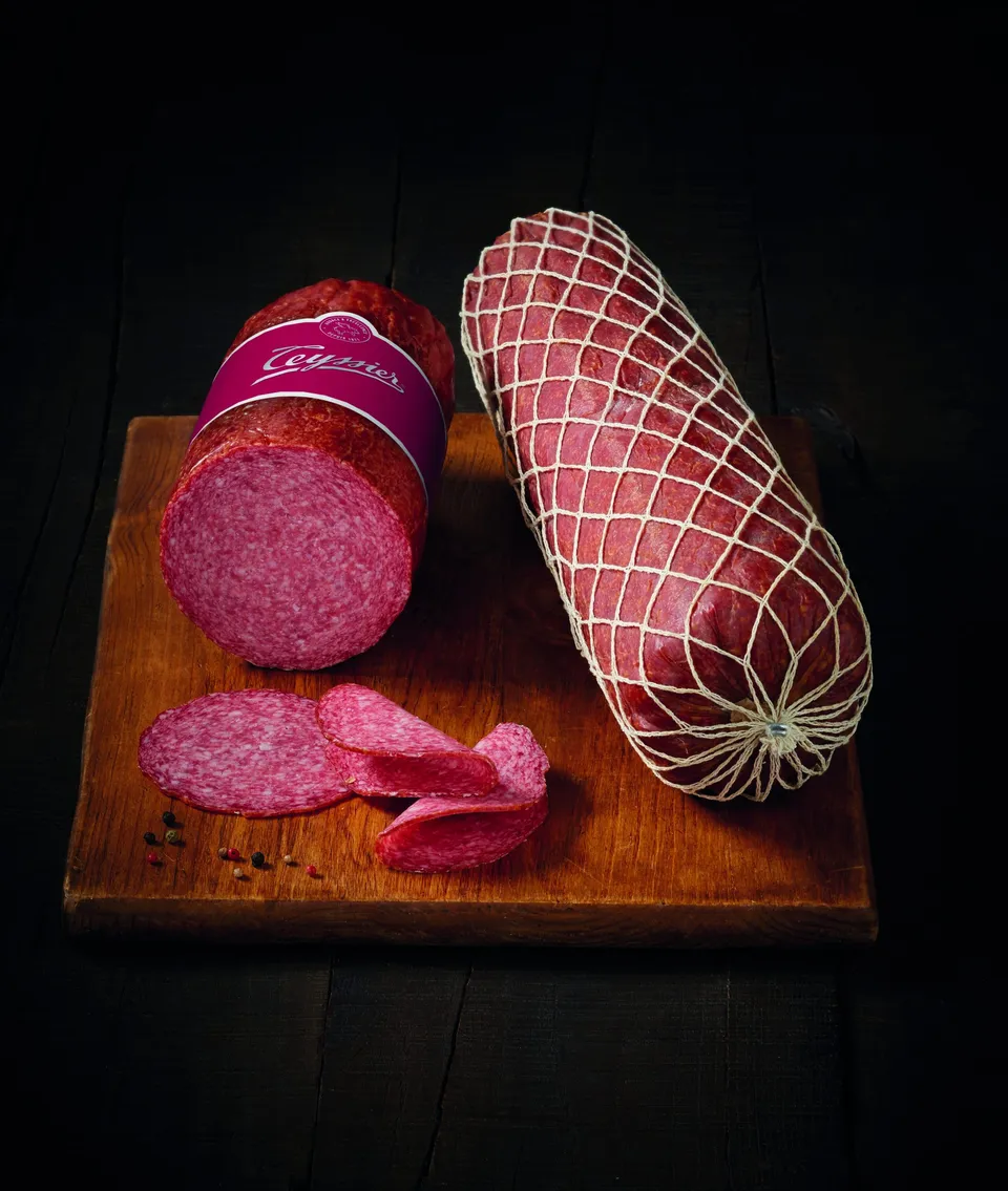 Teyssier Les saucissons authentiques Salami danois fumé 3,8 kg