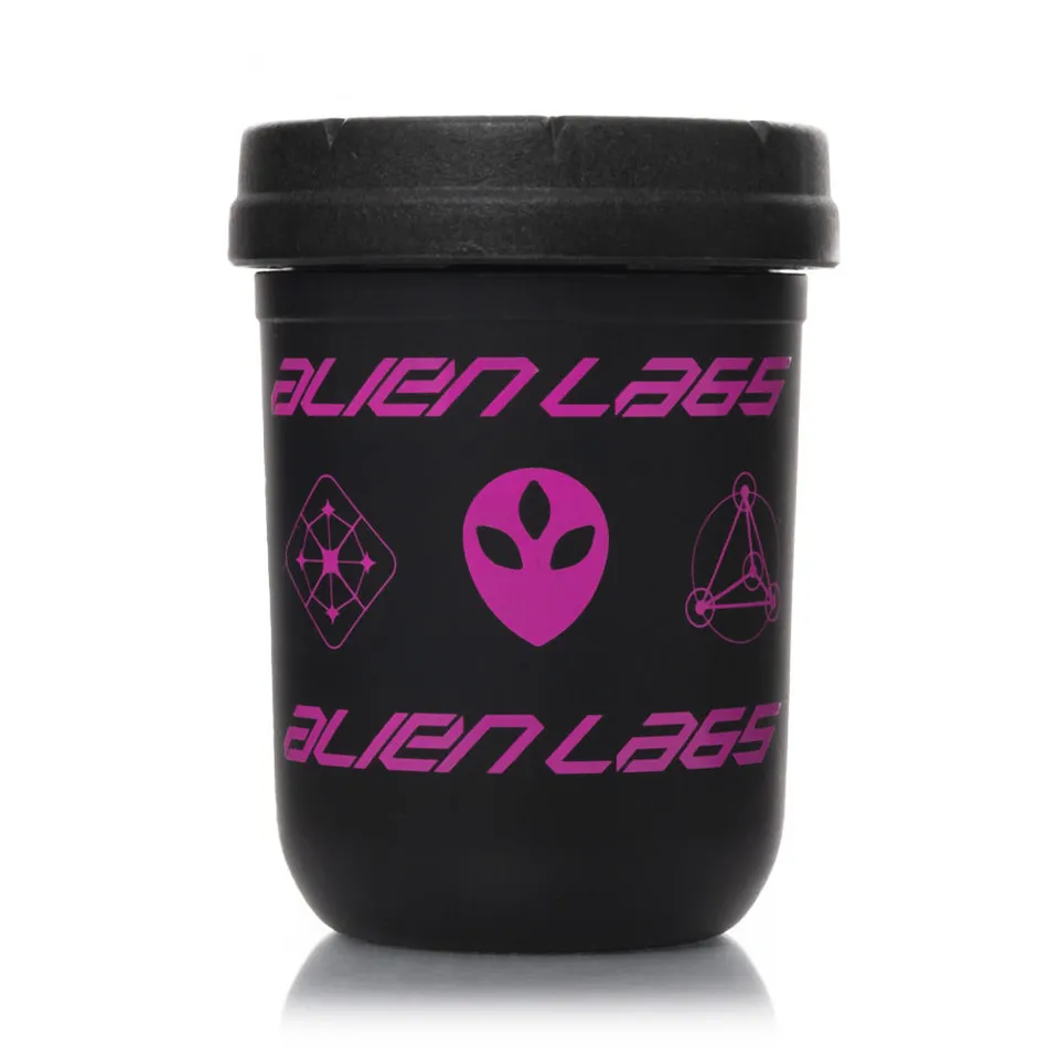 RE:STASH AlienLabs bocal stash 8oz noir rose verre