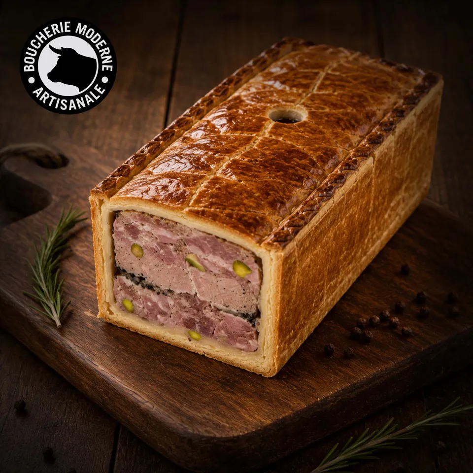 Boucherie Moderne CHARCUT’ Pâté Croûte Canard 2,2 kg