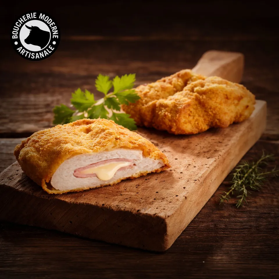 Boucherie Moderne Volaille Cordon Bleu poulet 130g fondant