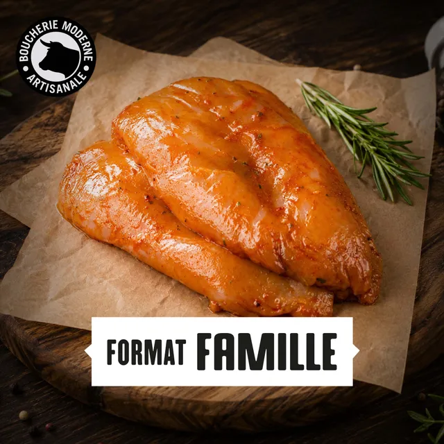 Boucherie Moderne Filets de poulet Massala 2kg famille