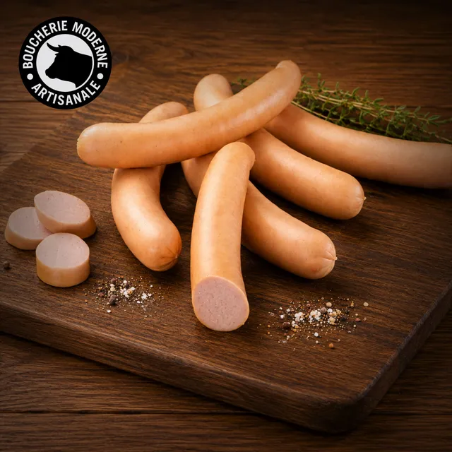 Boucherie Moderne CHARCUT’ Saucisse de Francfort 70g fumée