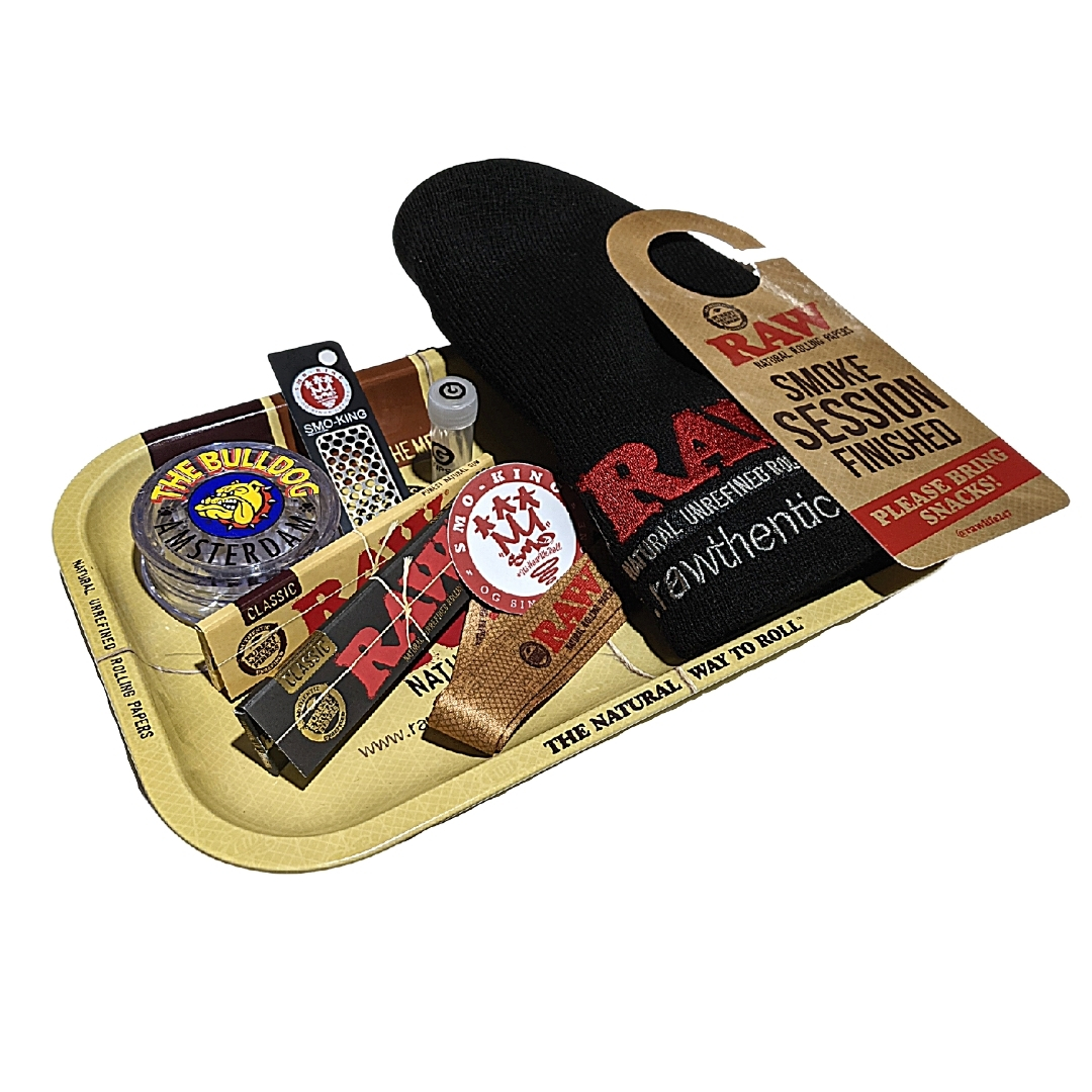 Smo King x RAW plateau à rouler medium coffret bonnet