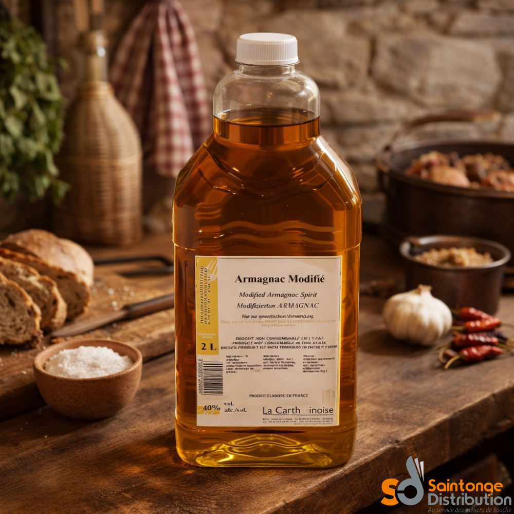 Saintonge Armagnac modifié 40% 2L alcool charcuterie