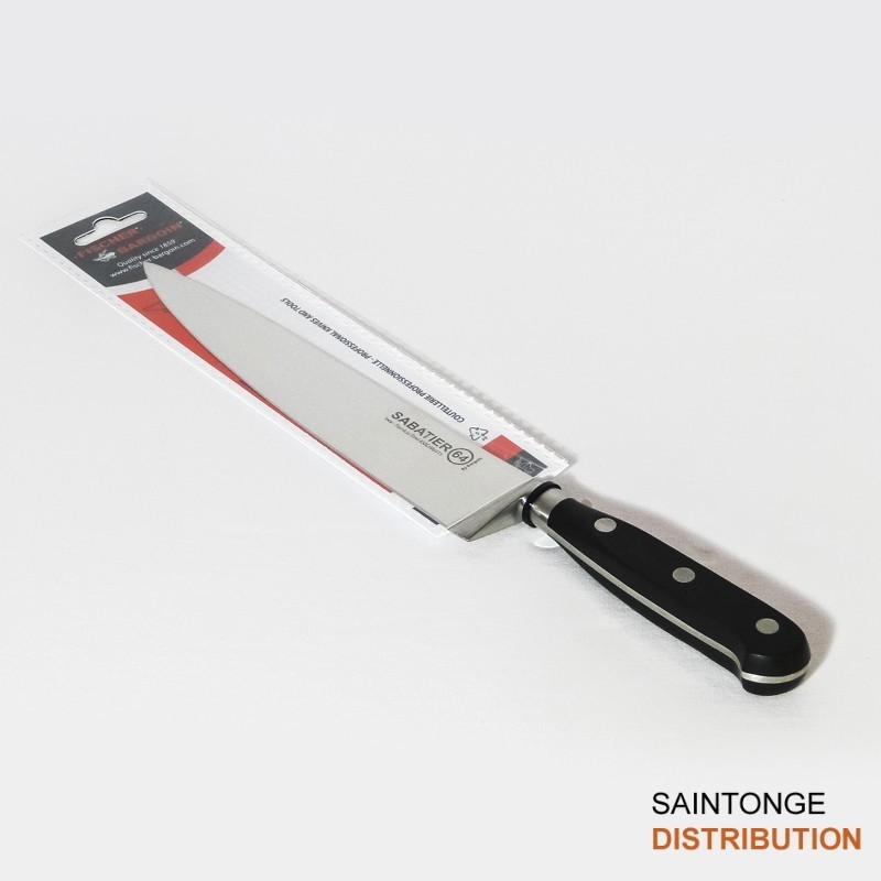 Sabatier couteau de chef inox 20 cm noir