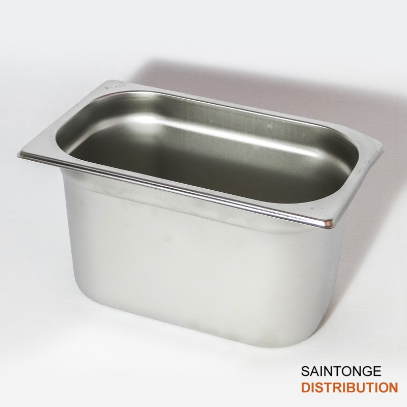 Saintonge Bac gastro GN1/4 inox 265x162x150mm 4 litres