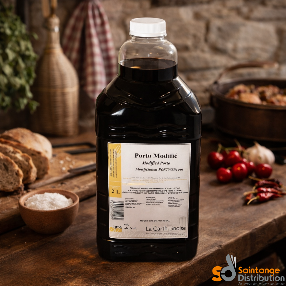 Saintonge Distribution Consommables Porto rouge modifié 20% 2L vin aromatique