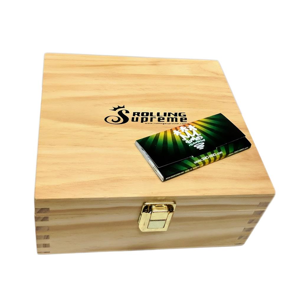 Rolling Supreme G5 SMO-KING boîte à rouler bois pin avec tamis