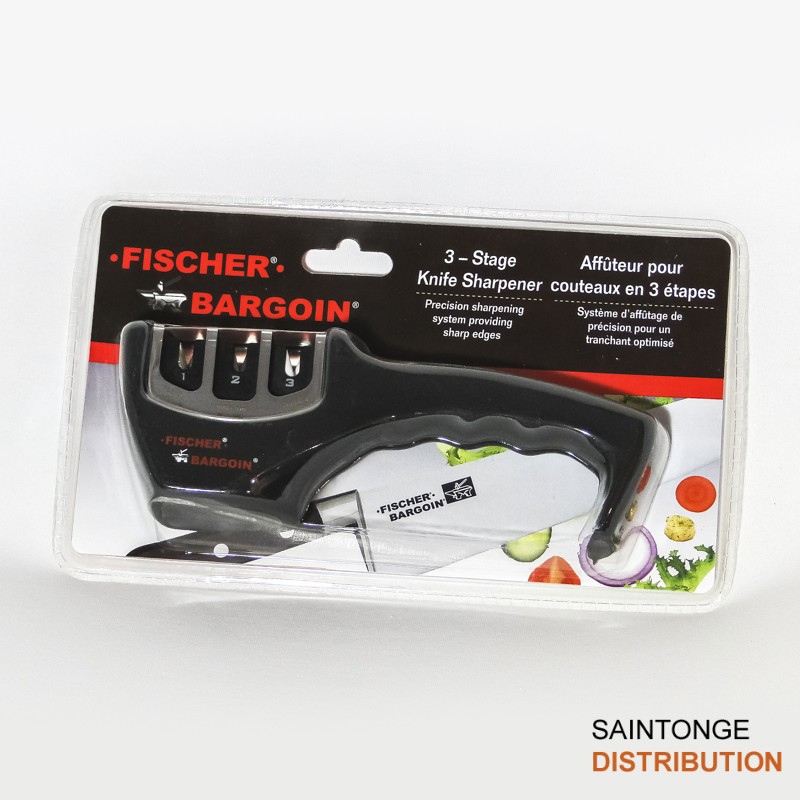 Fischer Bargoin affûteur manuel 3 étapes cuisine