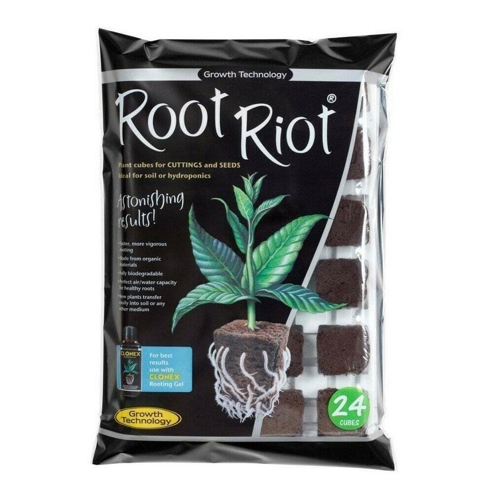 Root Riot cubes bouturage tourbe plateau 24