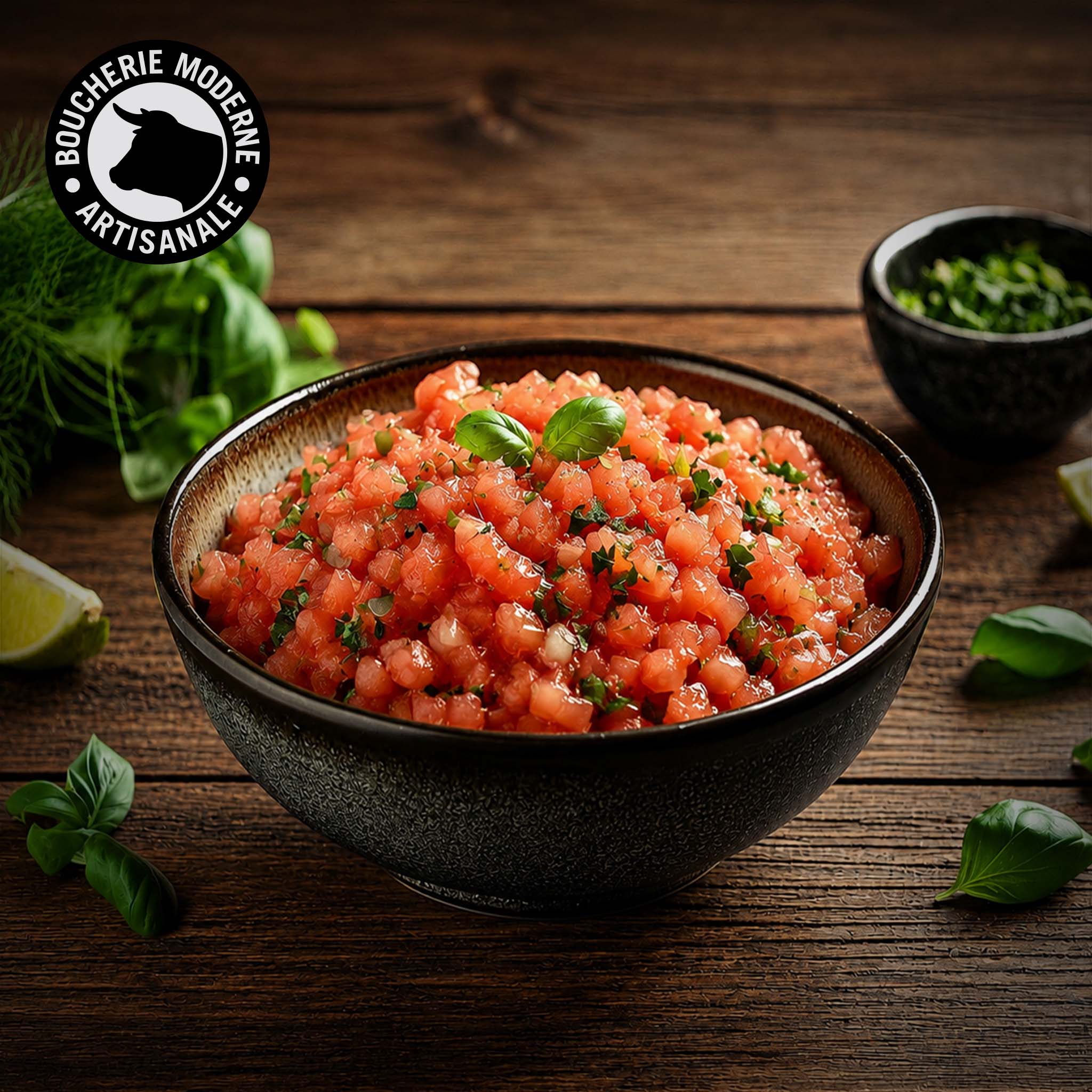 Boucherie Moderne ÉPICERIE Tartare de Tomate 350g herbes