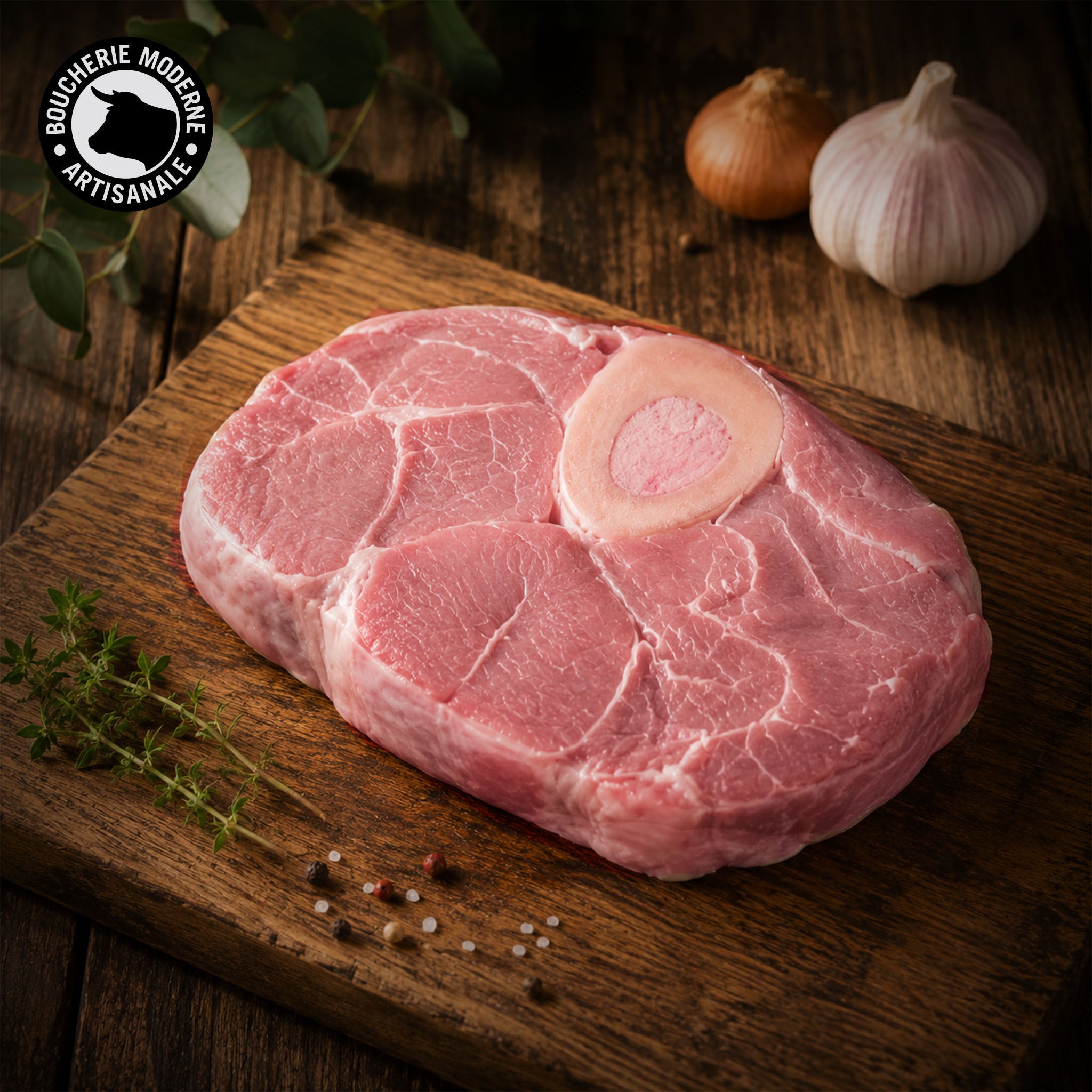 Boucherie Moderne Veau Jarret Osso Buco viande 300g os à moelle