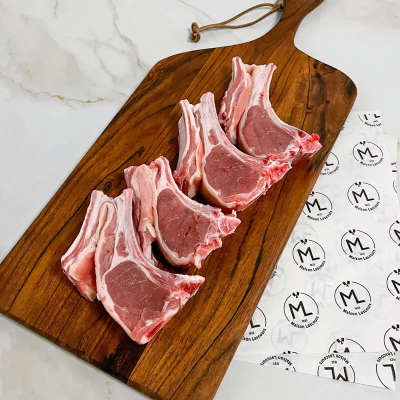 Maison Lascours Agneau Côte Prés Salés 2x200g Mont-St-Michel