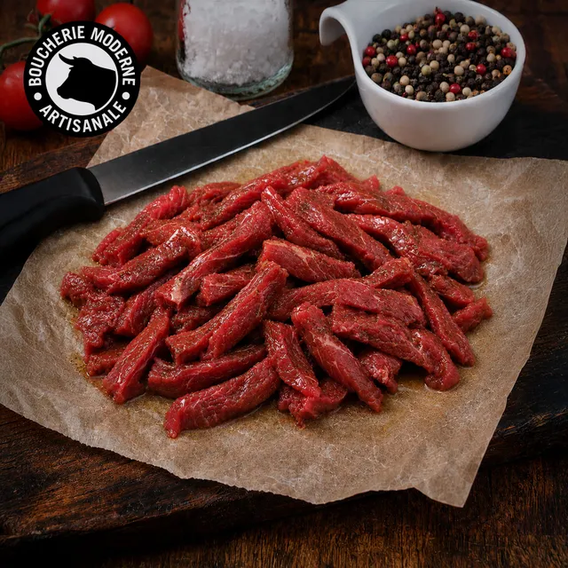Boucherie Moderne Boeuf Émincé morilles 200G sauce