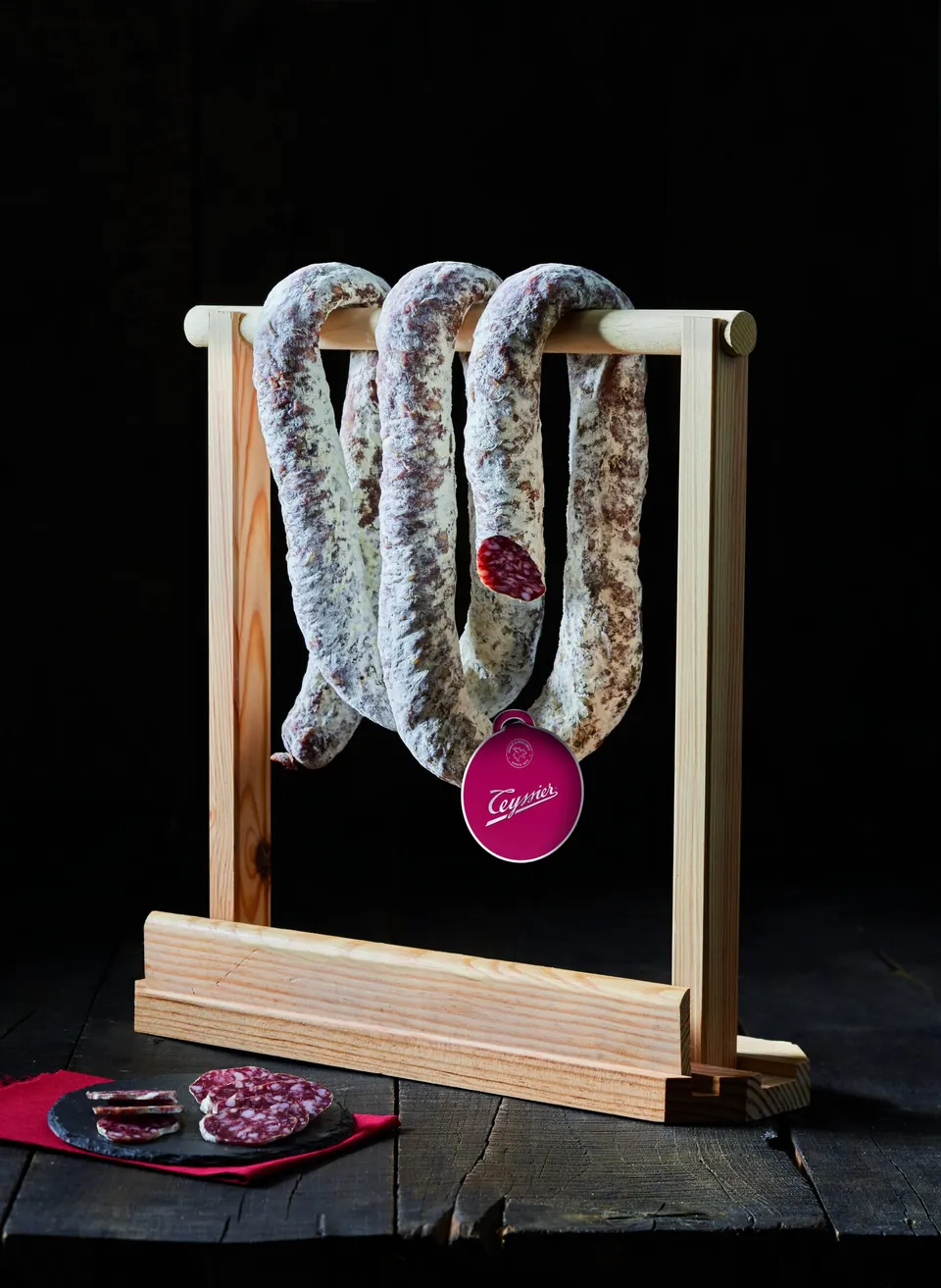 Teyssier Saucisse Sèche Perche saucisson légèrement épicé
