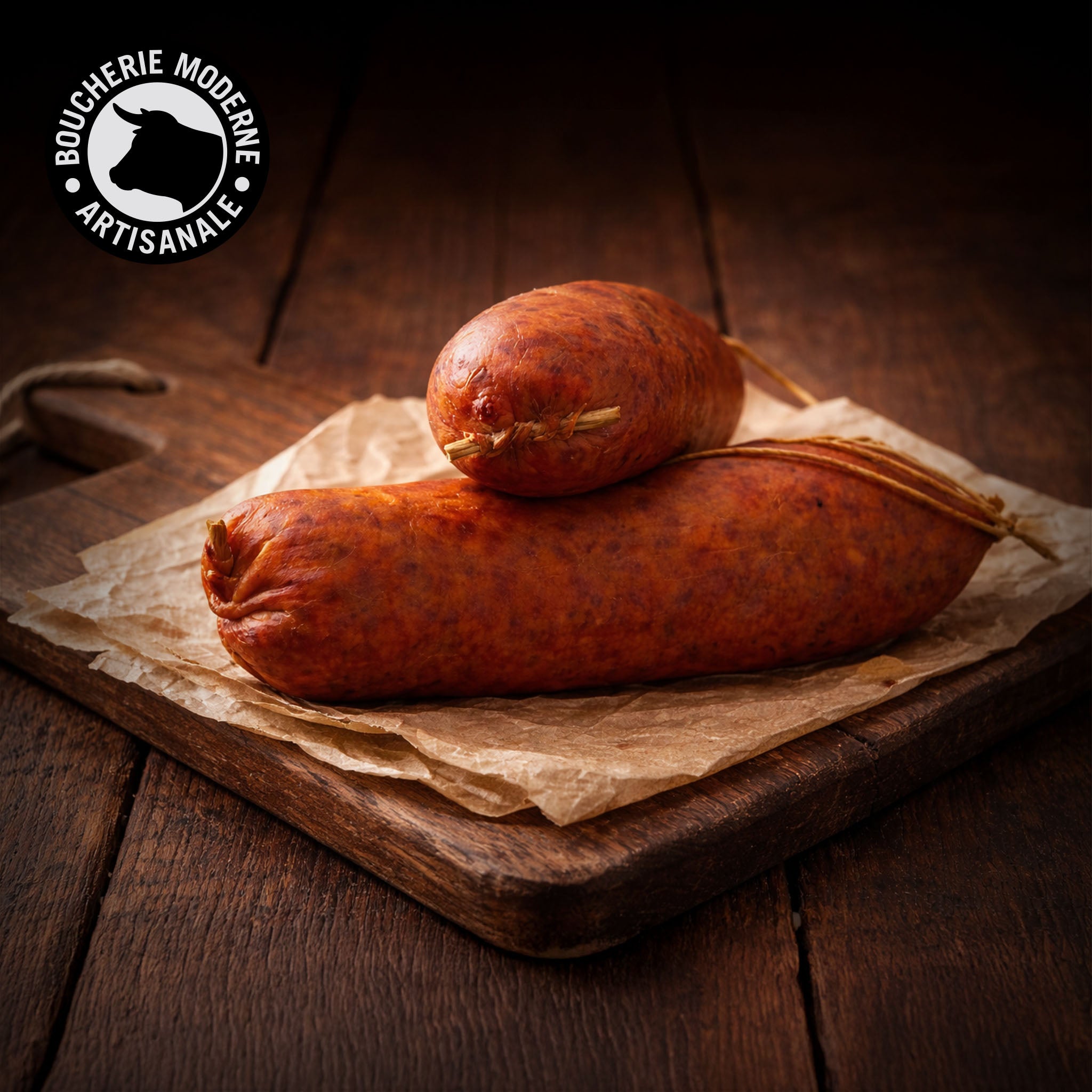Boucherie Moderne CHARCUT’ Mini Morteau saucisse 150g fumée