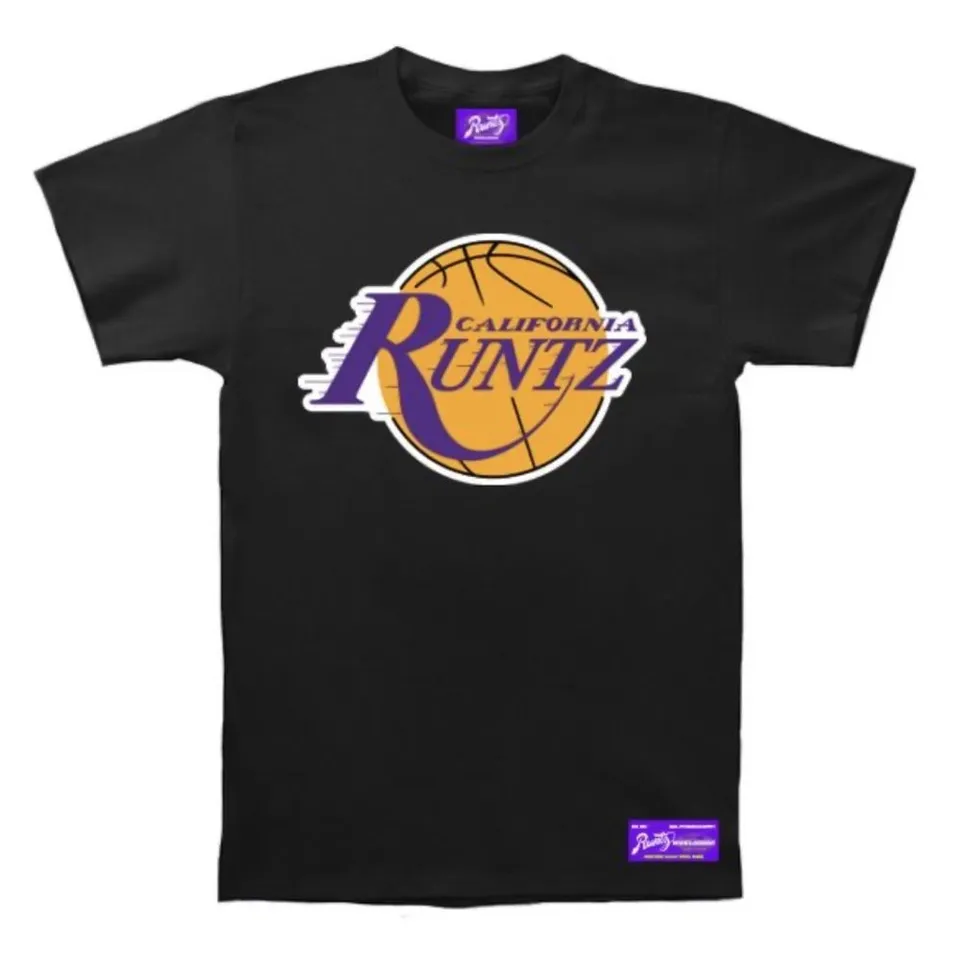 Runtz LA Basketball t-shirt noir coton S-XL