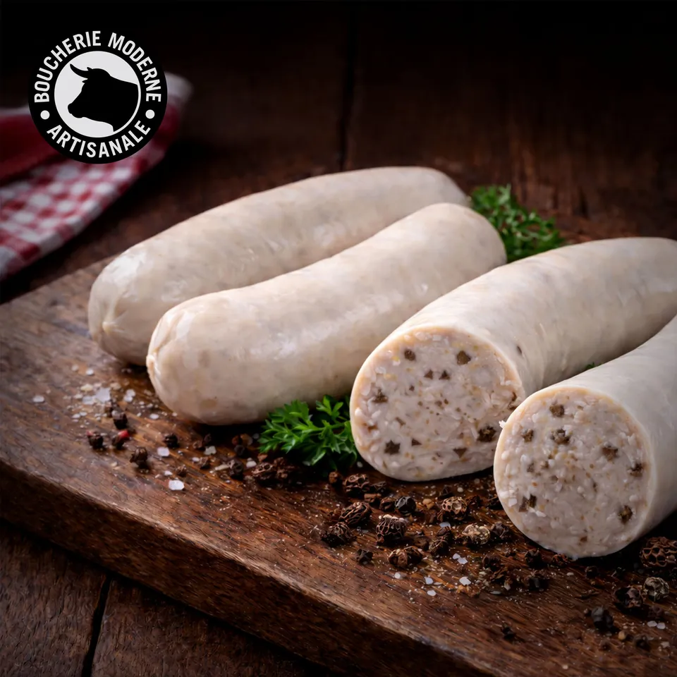 Boucherie Moderne CHARCUT’ boudin blanc morilles 140g