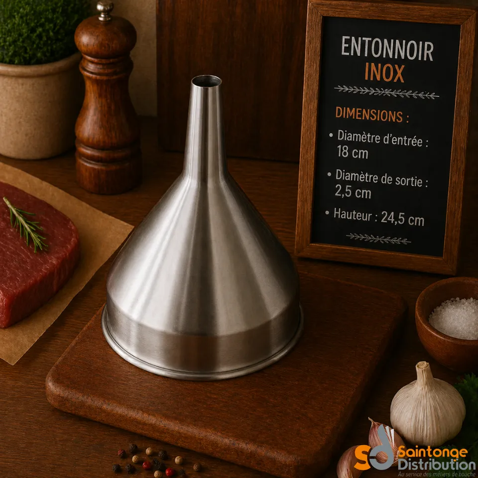 Saintonge Distribution Entonnoir à boudin professionnel embossage
