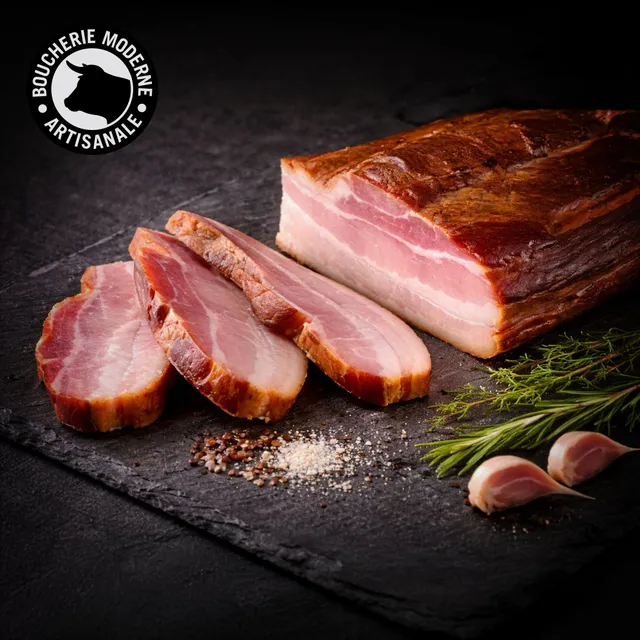 Boucherie Moderne CHARCUT’ Poitrine fumée charcuterie 100g porc français