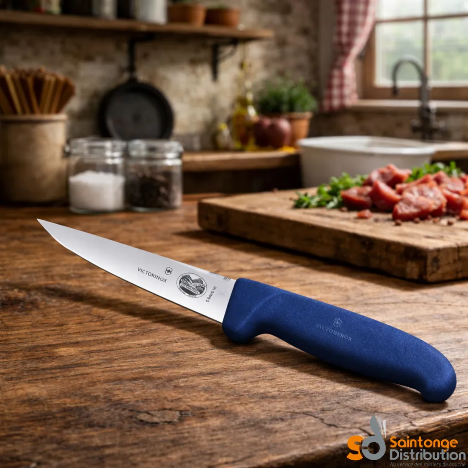 Victorinox Fibrox couteau à désosser 16cm noir inox