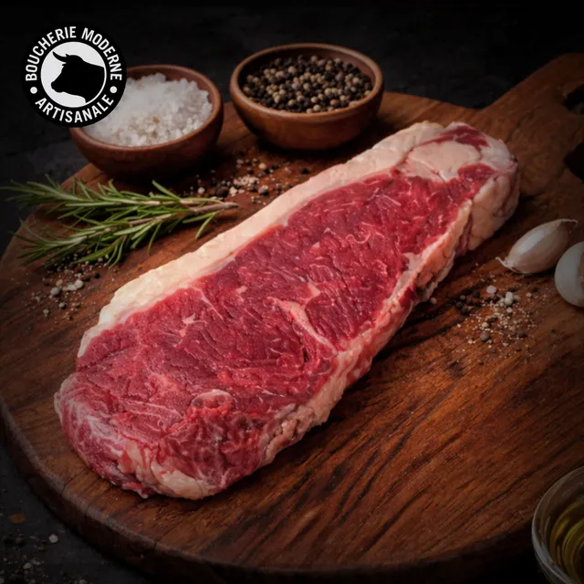 Boucherie Moderne Bœuf Faux-filet Simmental Maturé 500 g grill