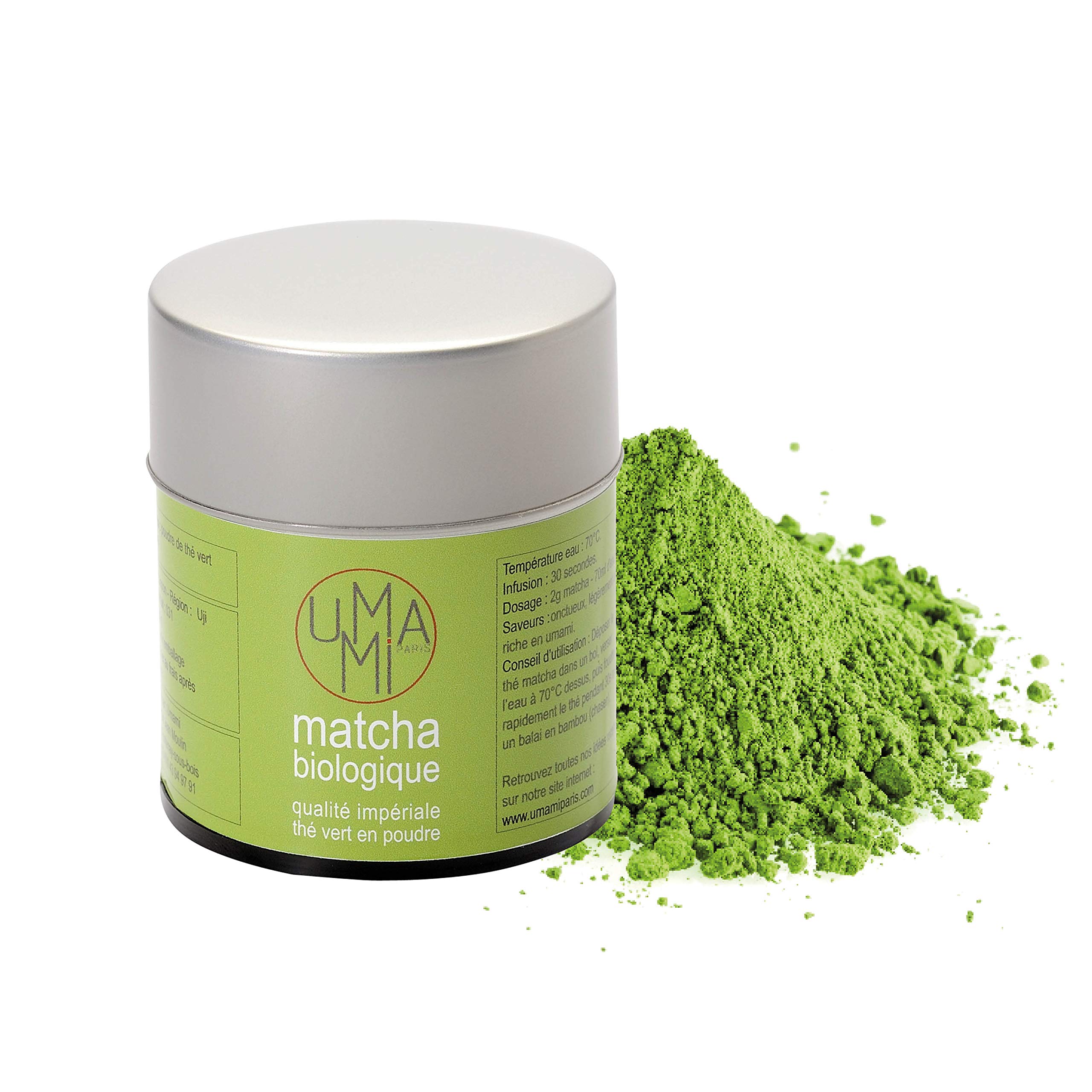 Umami Paris Matcha bio Uji thé vert 100 g