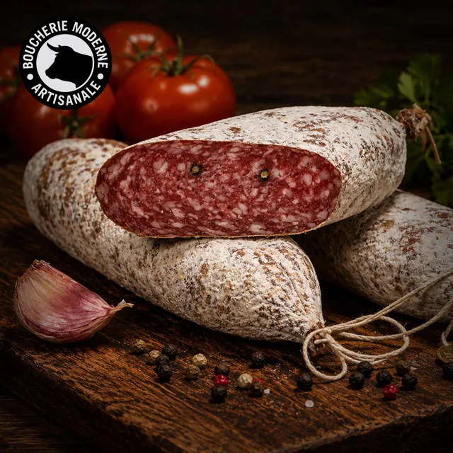 Boucherie Moderne Charcut Saucisson Abruzzes Villani 300g piment