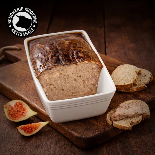 Boucherie Moderne CHARCUT’ Pâté Corse terrine 200g aux figues