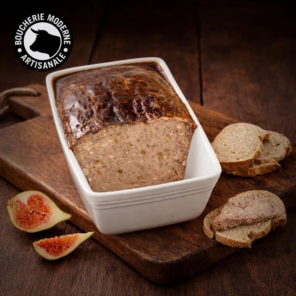 Boucherie Moderne CHARCUT’ Pâté Corse terrine 200g aux figues
