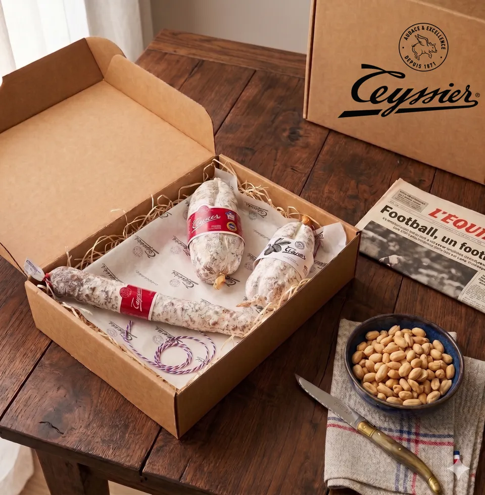 Teyssier Coffret Tous fans de foot saucisson 3 recettes